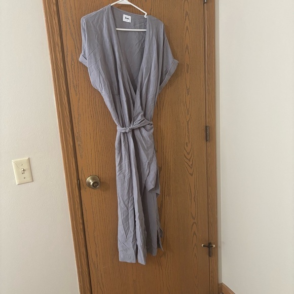 Bae. the Label Wrap Around Maxi Dress - Grey Haze Size Medium - Picture 3 of 8